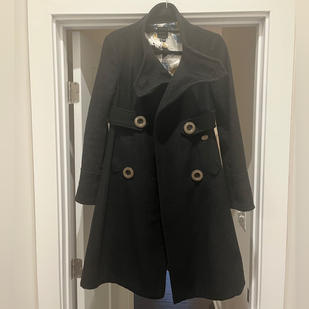 Long Black XOXO Quality Coat